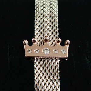 Authentic Pandora Rose Reflexions Crown Clip Charm 787599CZ